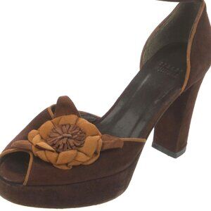 Stuart Weitzman Suede Platform High Heel